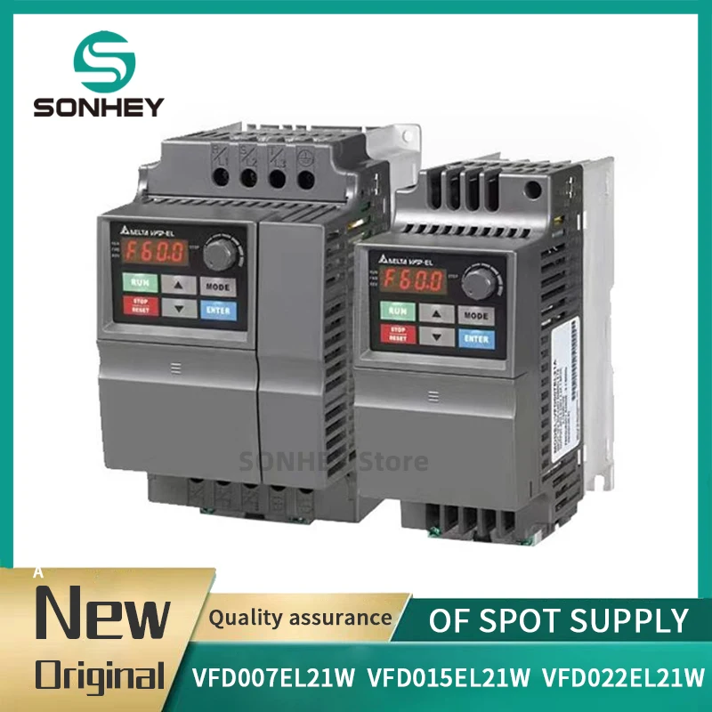 0.75KW 1.5KW 2.2KW Delta VFD-EL VFD, inverter, AC drive VFD007EL21W VFD015EL21W VFD022EL21W Original