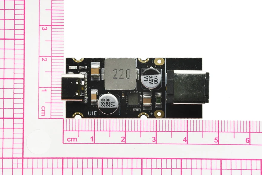 PD65W Step-Down-Modul Schnelllade-Modul Typ-C DC8-32V 3.25A Schnittstelle PD3.1 PPS Schnellladung QC3.0 SCP – Detail 1