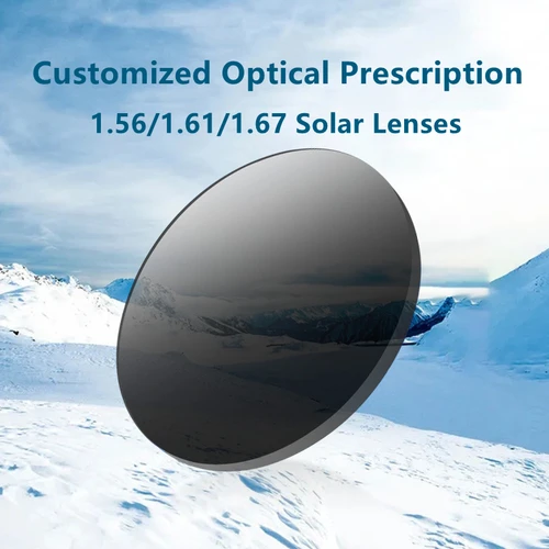 Lentes solares grises de alta calidad 1,56 1,61 1,67 miopía hipermetropía óptica de astigmatismo personalizada lente asférica de resina graduada
