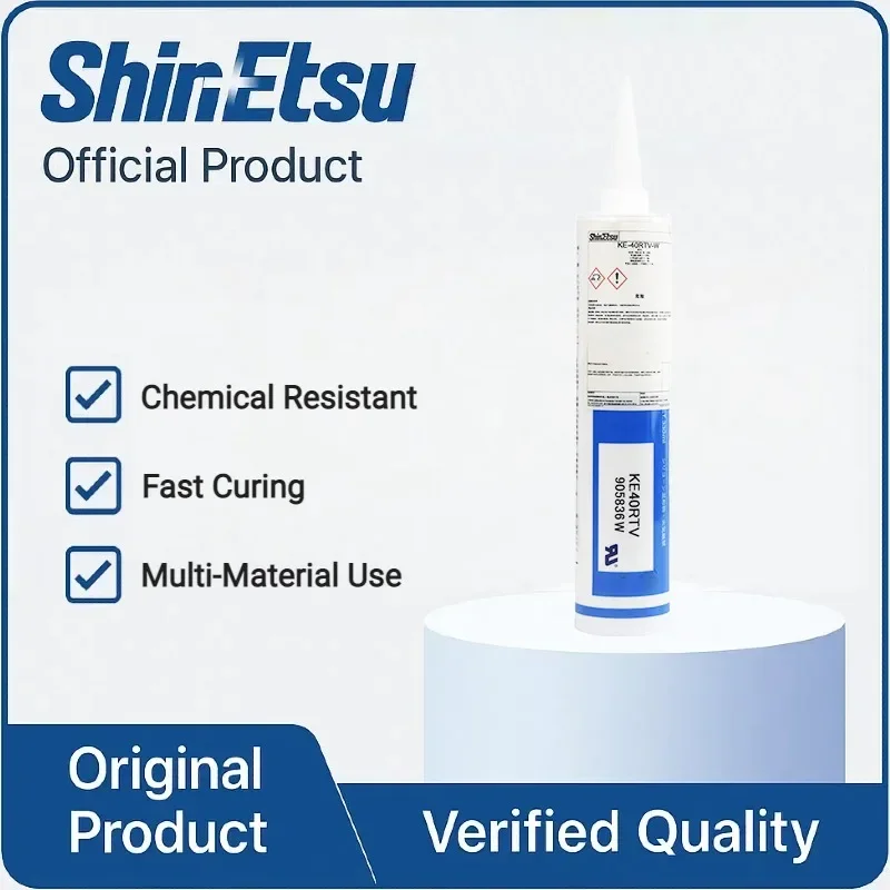 

Shin-Etsu KE-40RTV-W 330 мл однокомпонентный герметик для телевизора, белый, термостойкий, низкая напряжение, электроизоляция
