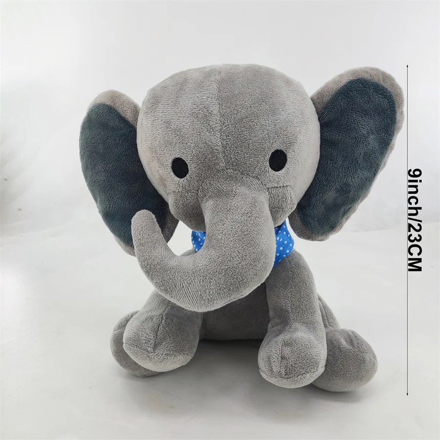 Cartoon Gray Elephant Cute Plush Toy Baby Elephant Sleeps With Long-Nosed Plush Elephant Throw Pillow Birthday Gift For Children