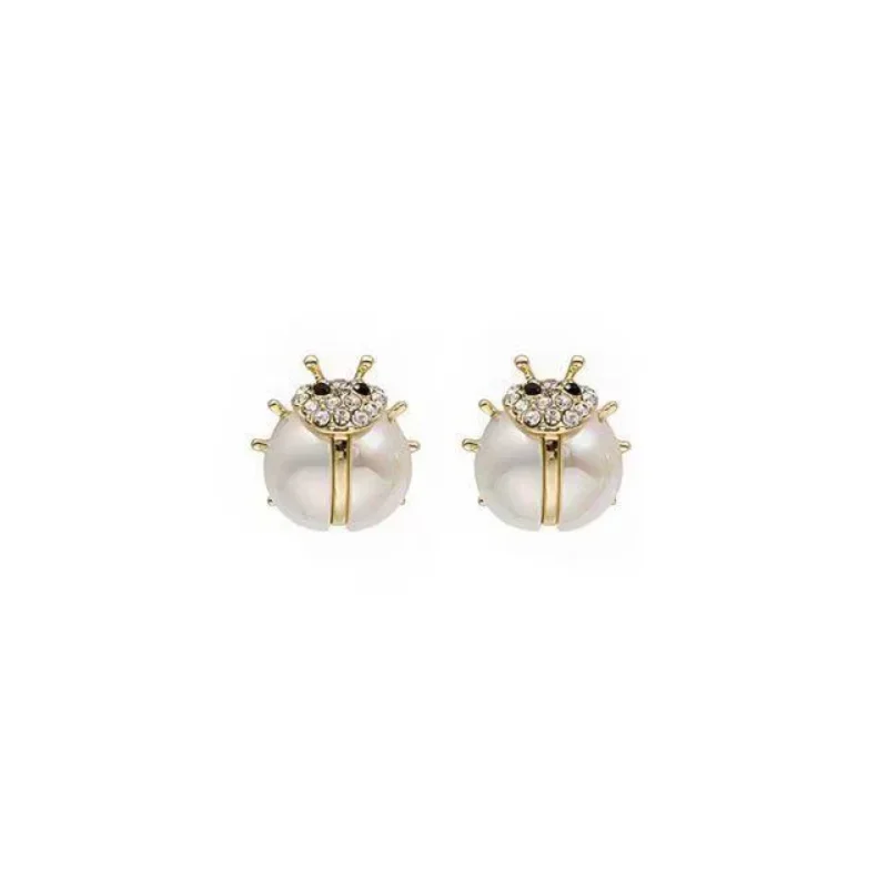 Fashion Ladybug Lucky Earrings for Women Advanced Insect Design Cute Jewelry Girls Gifts