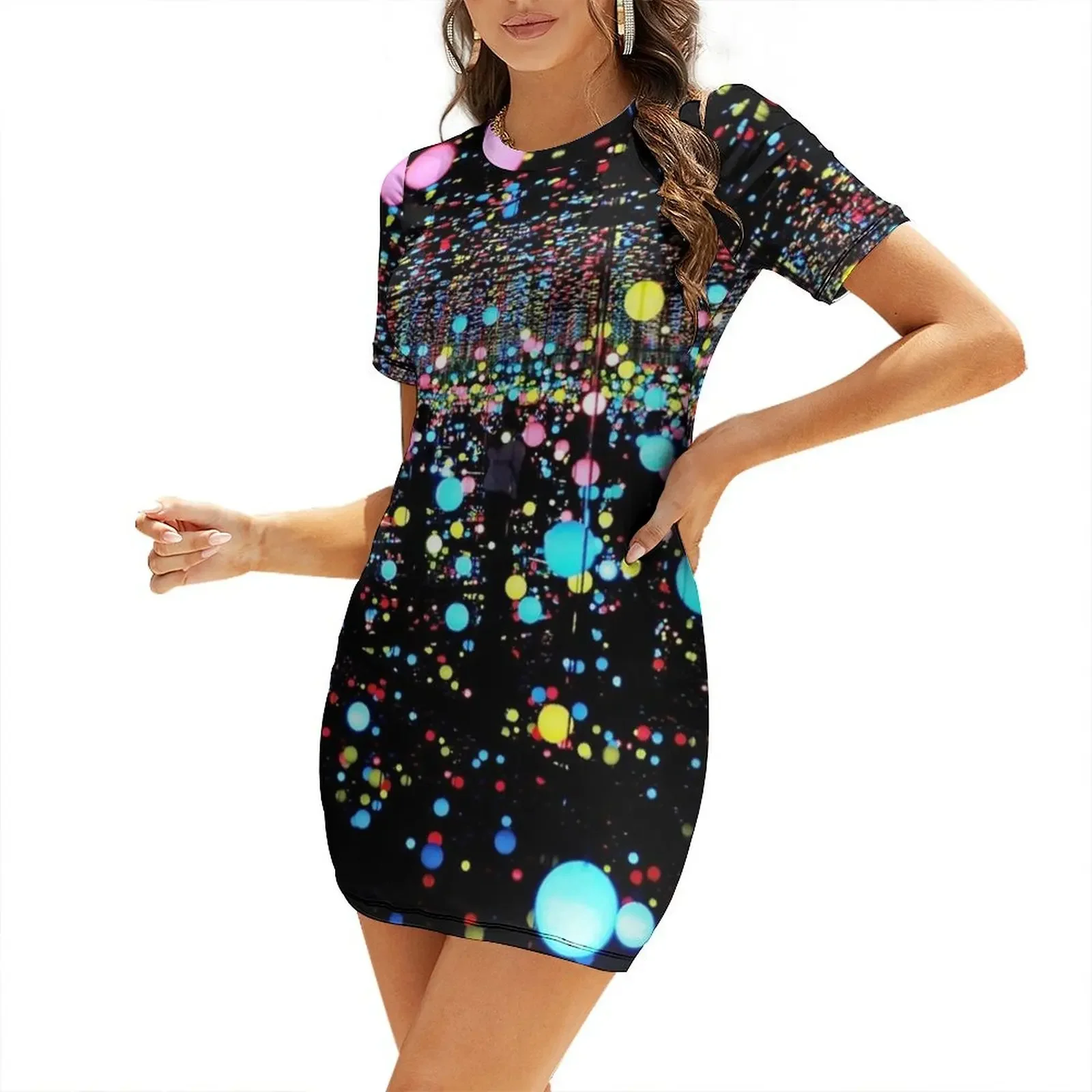 

abstract Short-Sleeved Dress women's clothing summer 2025 novelties Womens dresses clothes for woman dresses for prom Dress