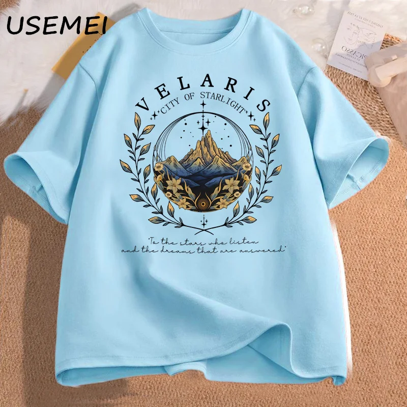 Velaris ACOTAR T Shirt Wmen Velaris City of Starlight T-shirt The Night Court Tshirt SJM Merch Court of Dreams T-shirts Bookish