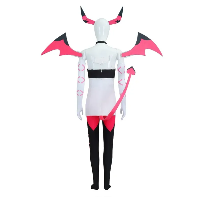 Anime Hazbin Cosplay Costume Verosika Disguise Maid Dress Fancy Suit for Women Uniform Halloween Carnival Party Clothes Roleplay