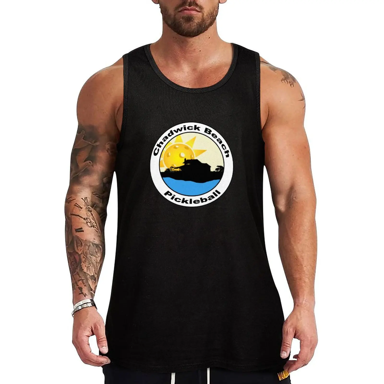 Chadwick Beach Pickleball Tank Top mens clothing Men's clothing summer 2024