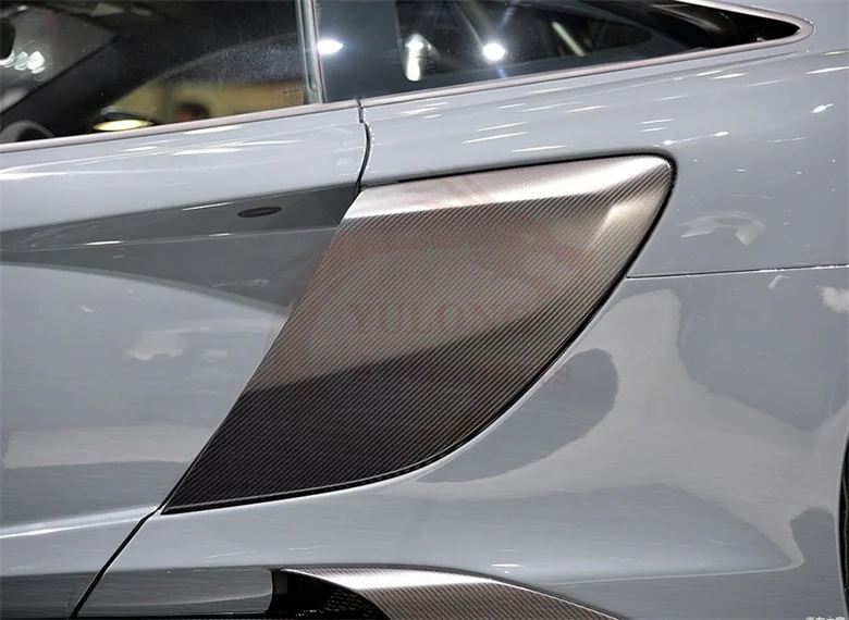

High Quality 675LT Style Dry Carbon Fiber Side Fender Vent for McLaren 650S MP4-12C Side Vent