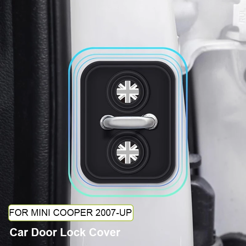 

2PCS Door Lock Decoration Rust Protection Silicone Cover Case For MINI Cooper JCW R56 R55 R60 F56 F54 F55 F60 Clubman Countryman