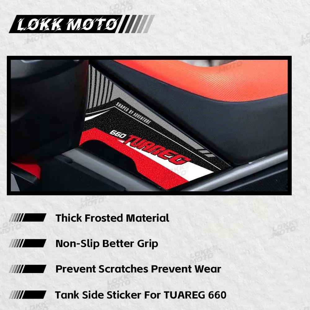 Motorcycle Body Fuel Tank Pad Protect Frosted Stickers Accessory Decals Waterproof For Tuareg 660 TUAREG 660 2022 2023 2024 2025