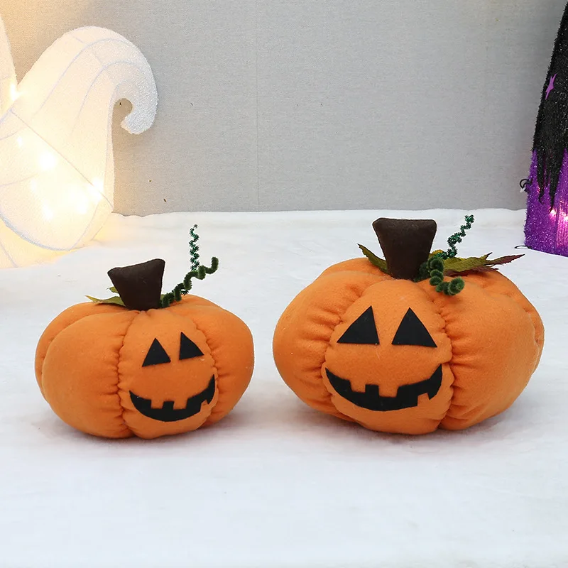 Citrouille en peluche de dessin animé pour enfants, décoration d'Halloween, décoration de la maison, décoration de jardin, jouet de beurre, cadeau de vacances