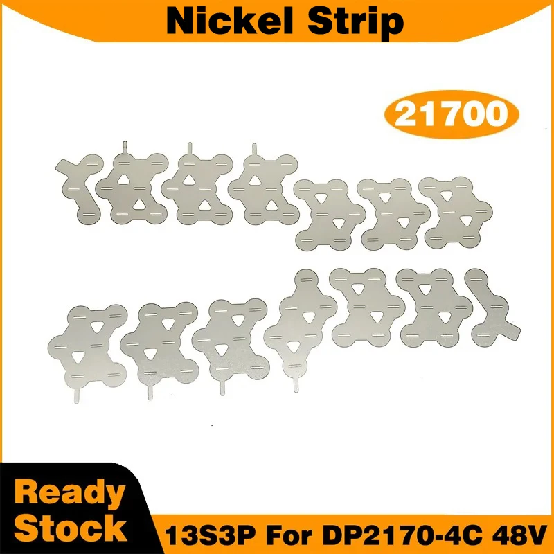 Cell Connectors for Polly DP-2170-4C Battery Pack Building Welding Strip Set for 13S3P 48V 0.15mm E-bike Battery Pack 21700 48V