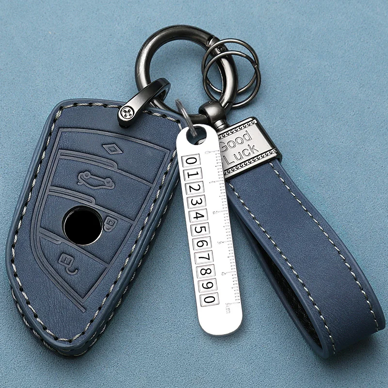 Car Smart Key Fob Case SKin Cover for BMW 3 4 5 Series 320i 530i 550i F20 F21 F30 F31 F25 F01 F02 Car Key Case