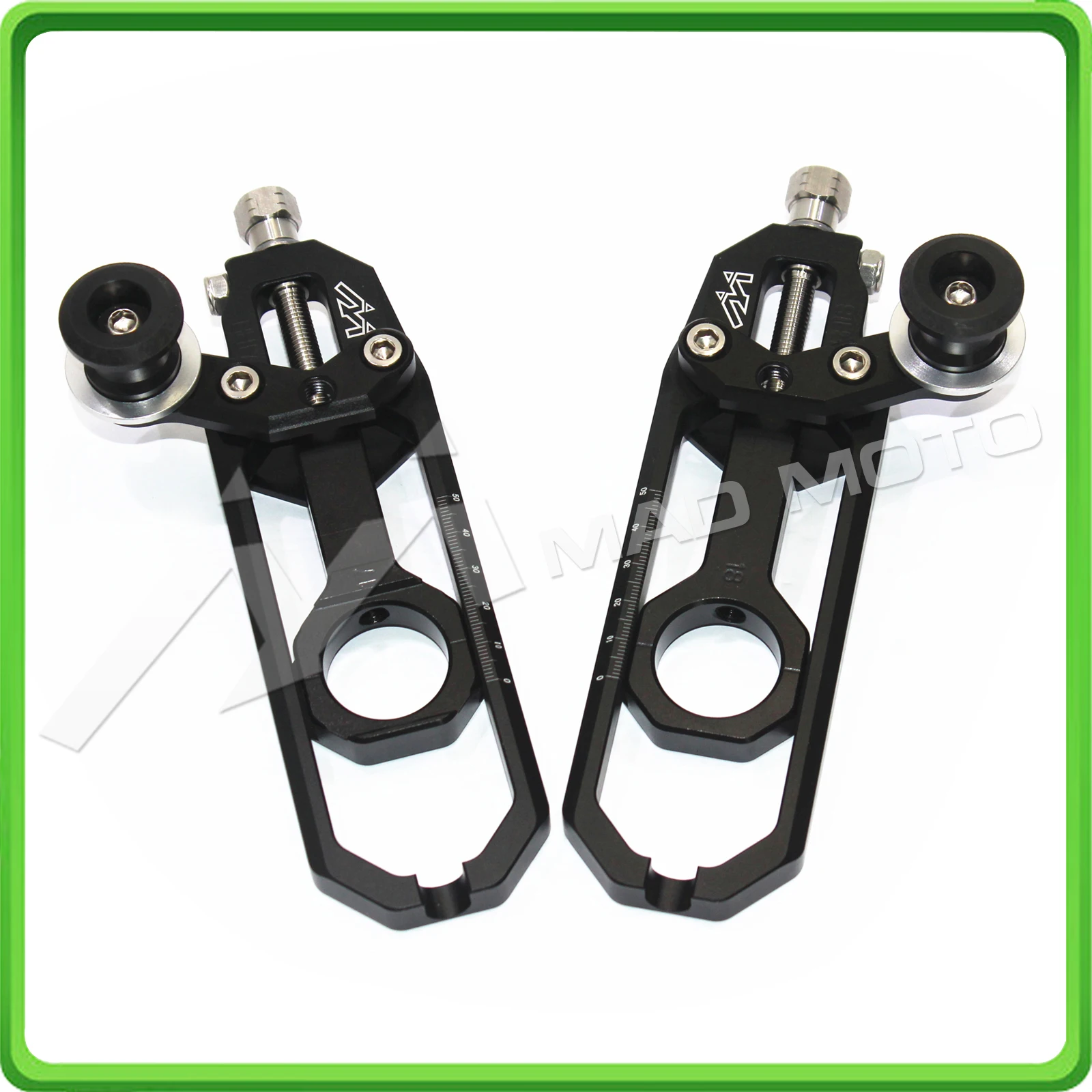 

Motorcycle Chain Tensioner Adjuster with Spool fit for BMW HP4 2012-2014,S1000R 2014-2016,S1000RR 2009-2014 Black