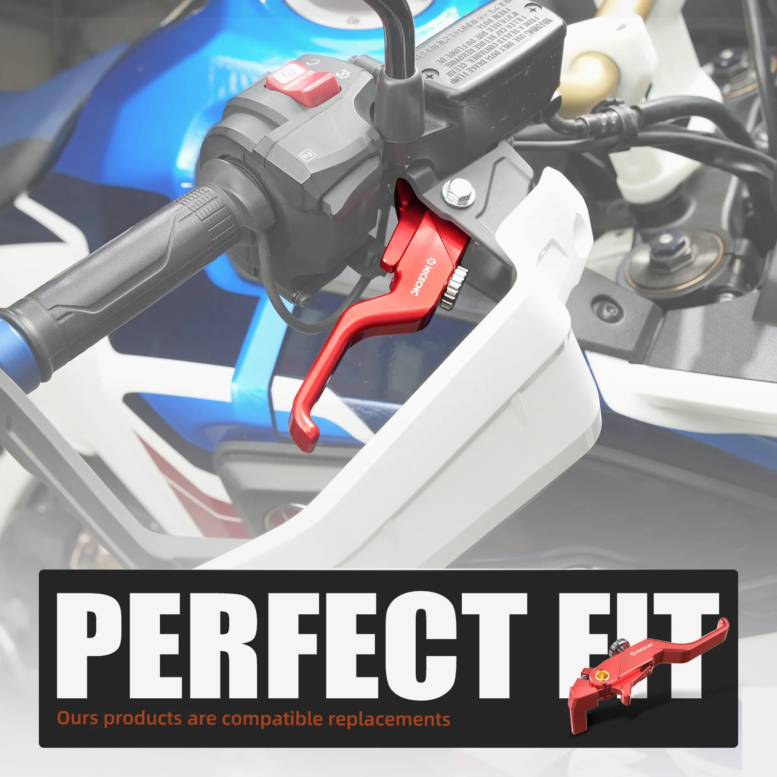 NICECNC Kurzer Bremshebel für Honda Africa Twin CRF1100 CRF1100L Africa Twin 2019-2026 2025 2024 2023 2022 2021 2020 – Detail 7