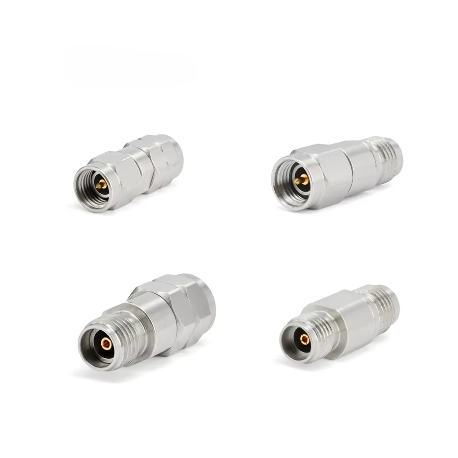 High Frequency RF Adapters Millimeter Wave 3.5mm to 2.4mm Stainless Steel DC-33GHz