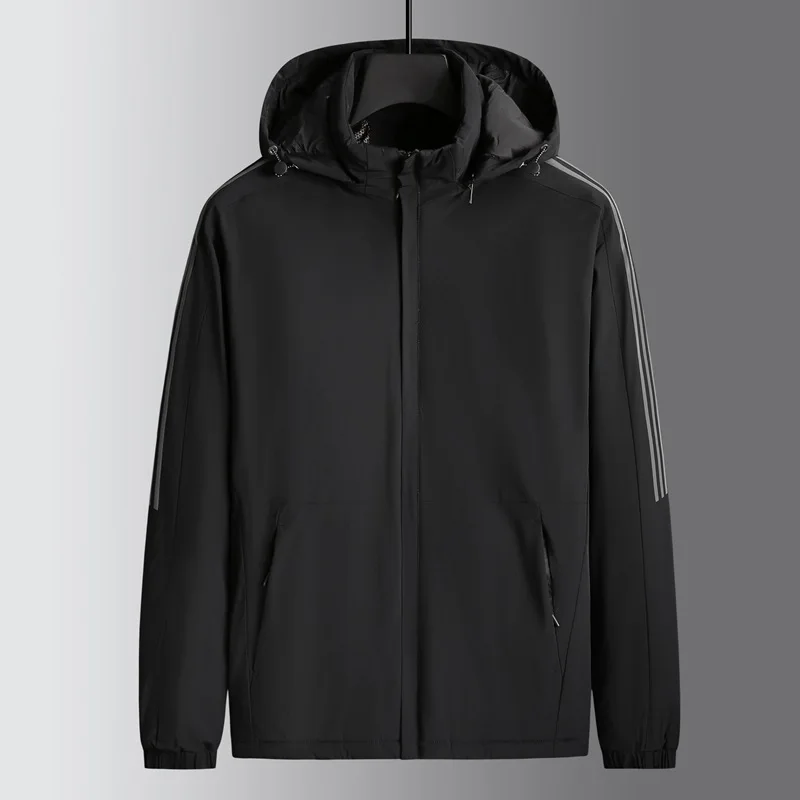 Capuche à col montant pour hommes, style court décontracté, chaud, à la mode, grande taille, XL, 2XL, 3XL, 4XL, 5XL, 6XL, 7XL, 8XL, hiver, nouveauté