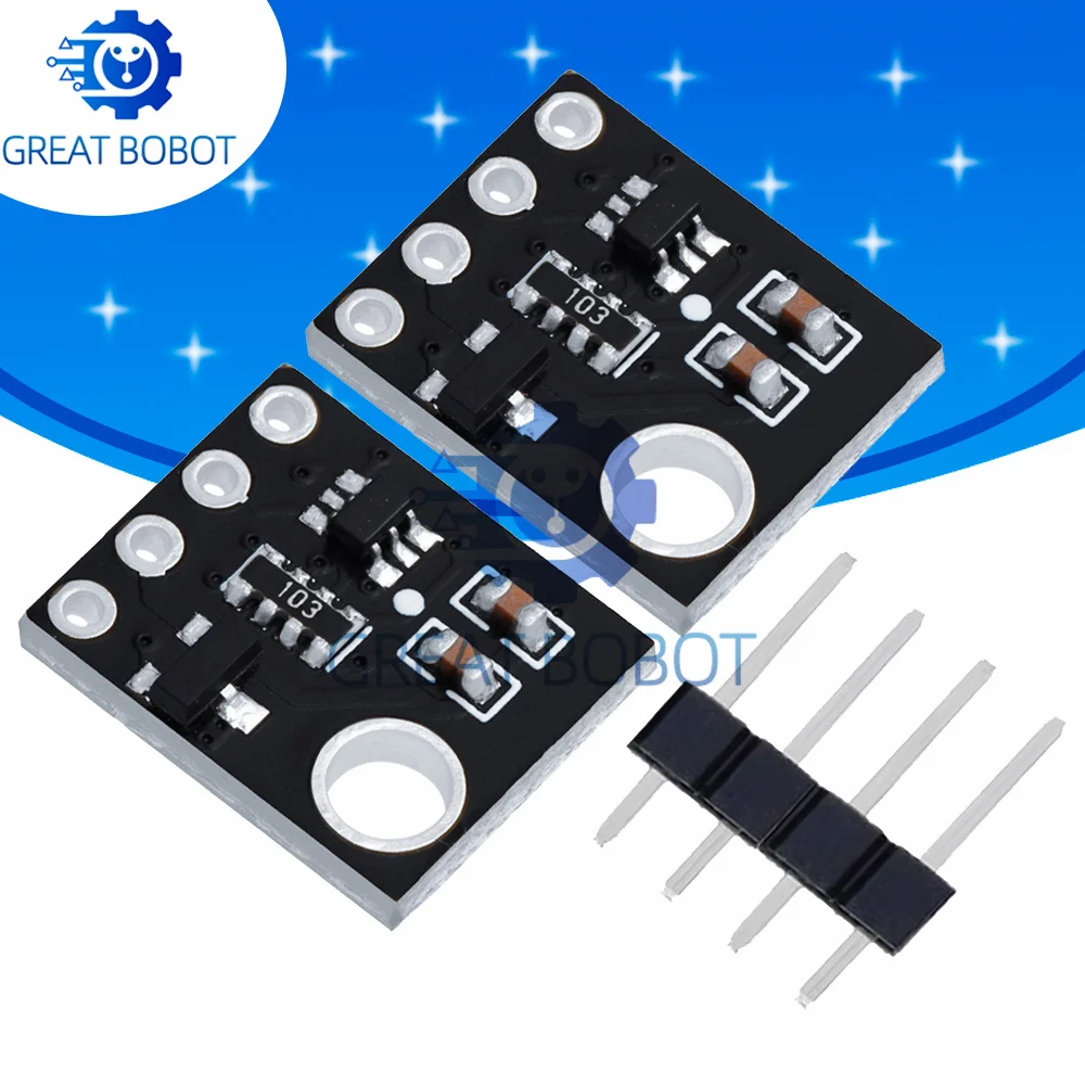 1~5PCS BS  SHT40 SHT41 Temperature And Humidity Sensor IIC Interface Module Breakout Weather for Arduino