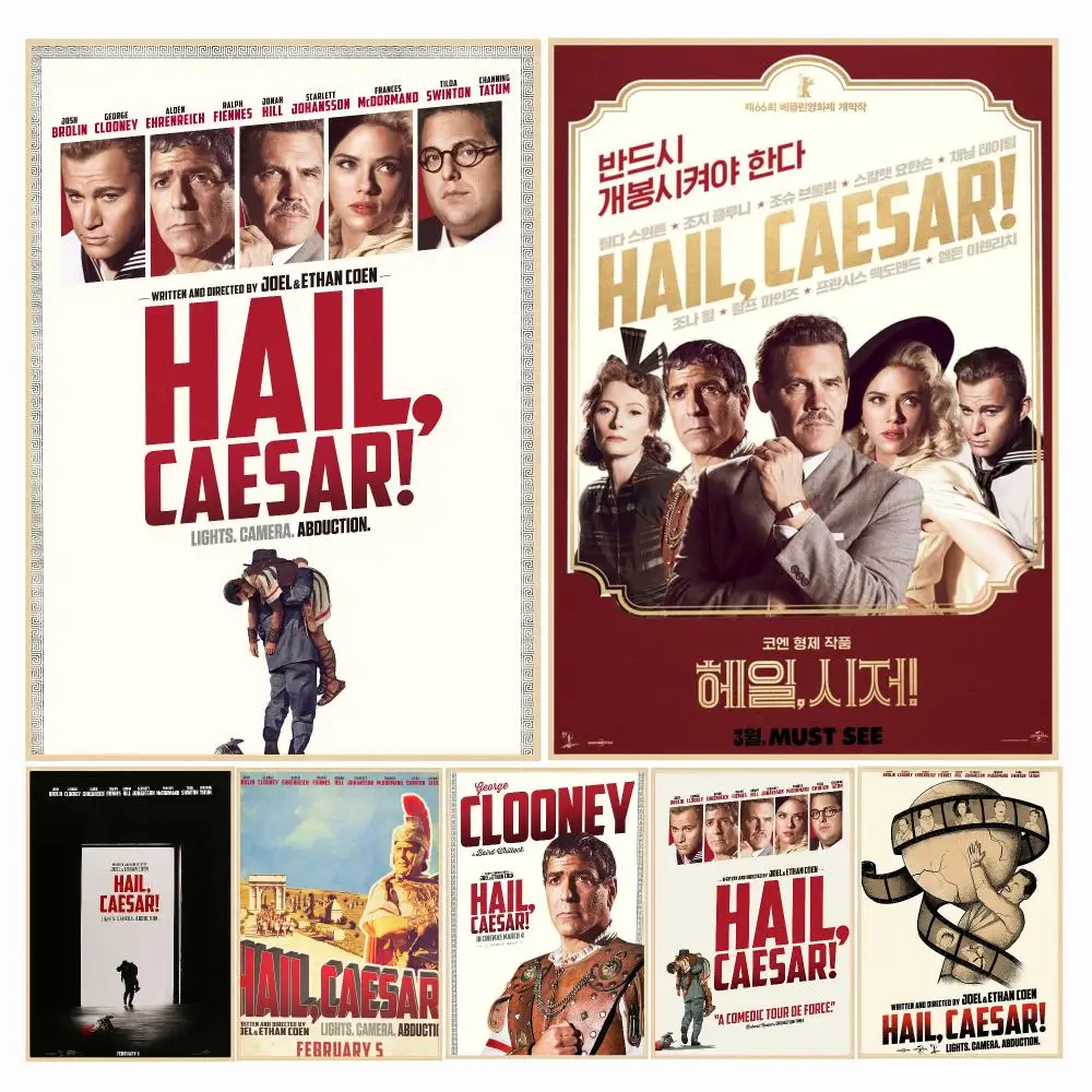 classic movie H-Hail Caesar-R Painting Calligraphy Boho Botanical Decor for Living Room Elegant Home Style