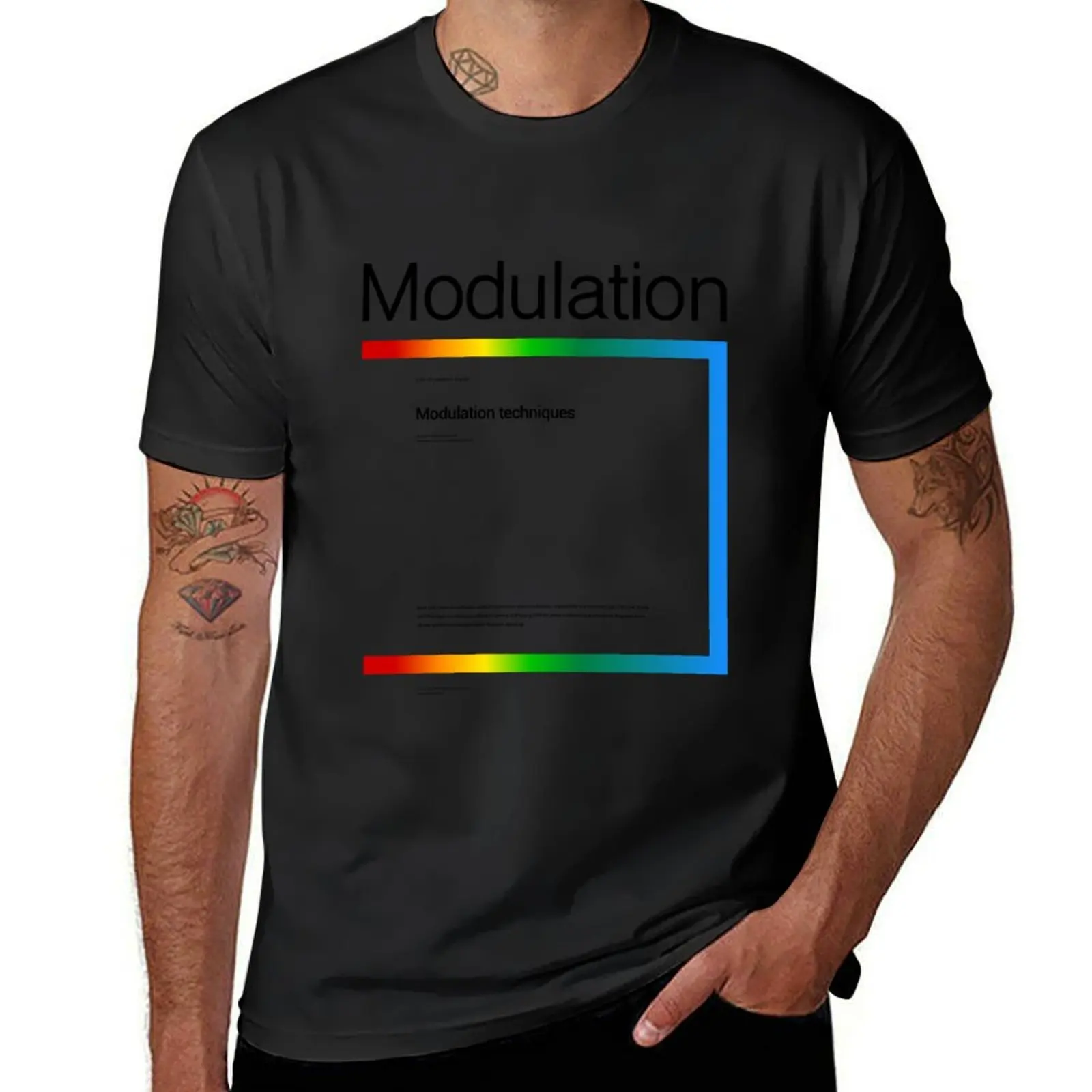 047 - Modulation 01 T-Shirt vintage clothes for a boy heavyweight t shirts for men