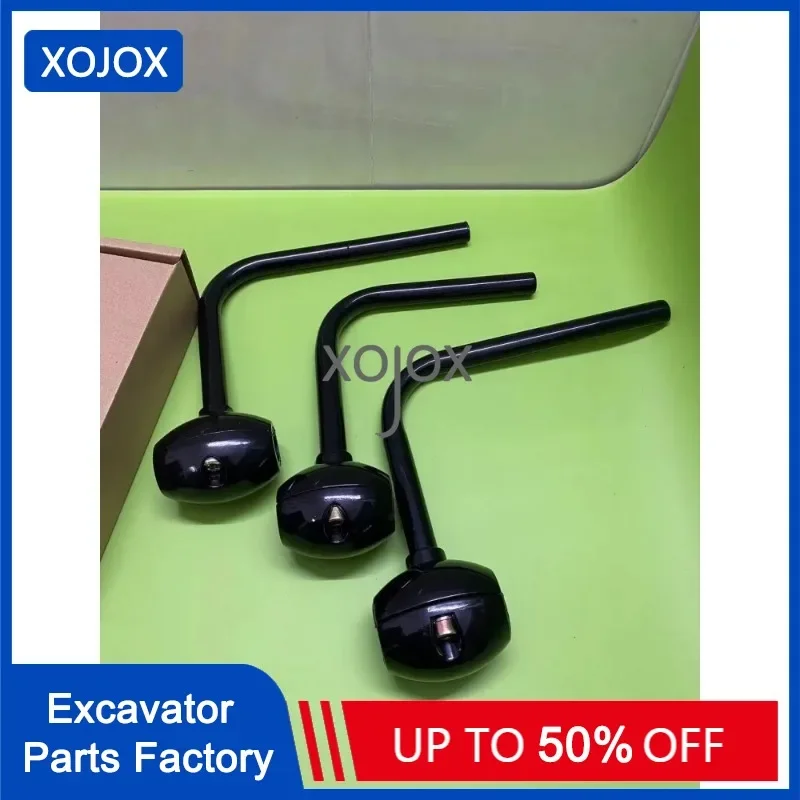 XOJOX for Sanyi Komatsu Hitachi Xugong Longong excavator loader mirror support frame L excavator accessories