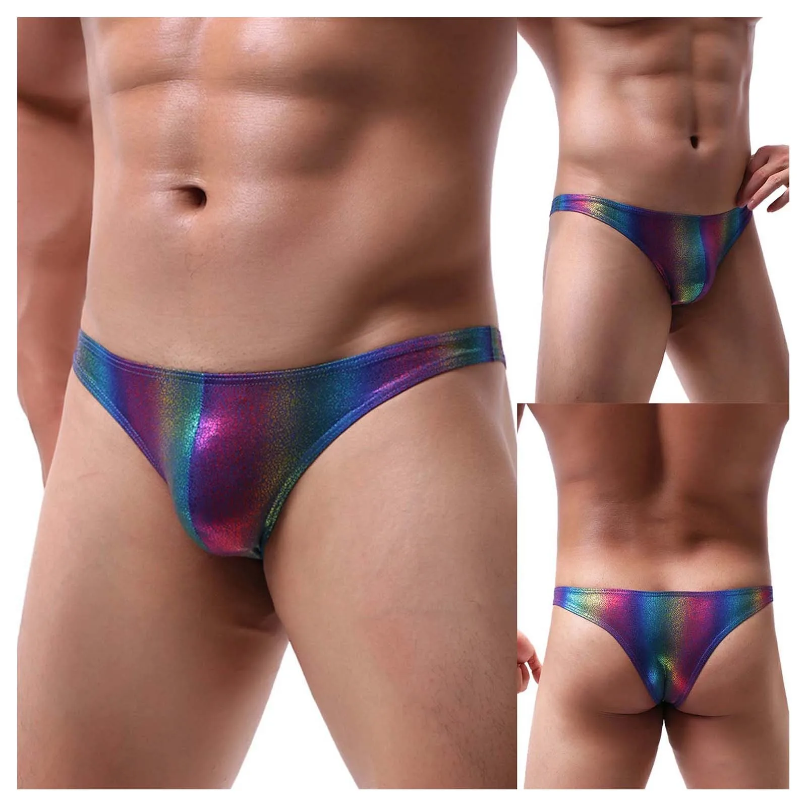 

Кружевное внутреннее белье, мужское сексуальное красочное глянцевое нижнее белье, сексуальные дышащие трусы с низкой талией, Quick Y, мужское нижнее белье для путешествий