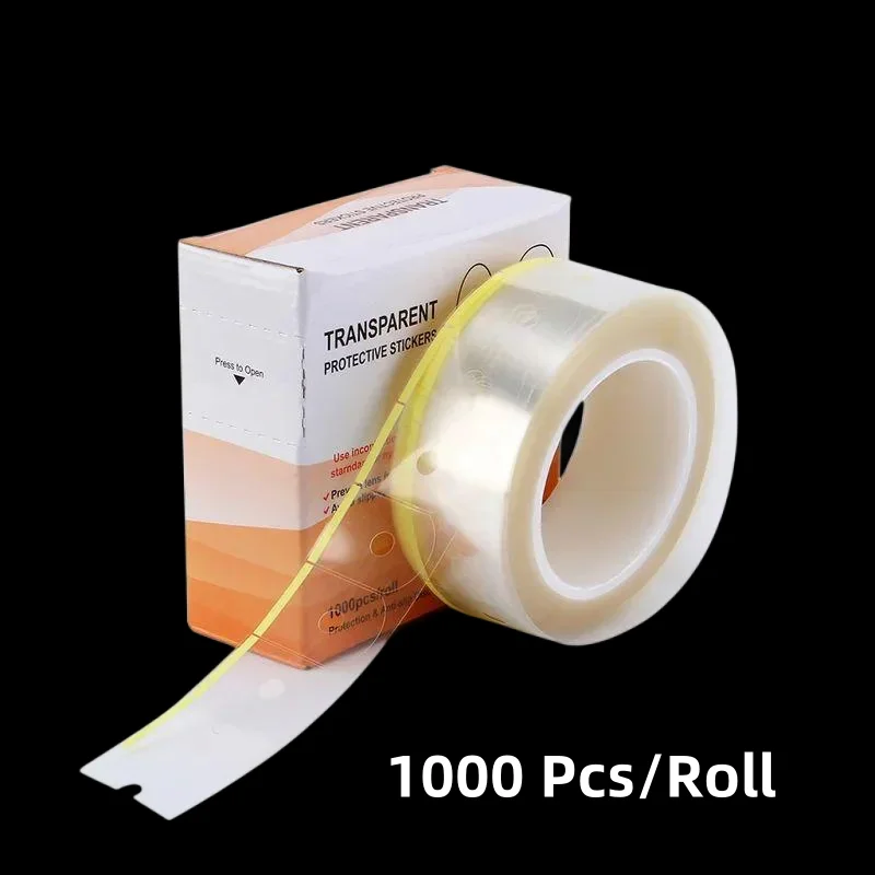 1000PCS Lens Processing Tape Eyeglasses Transparent Adhisive Paste Anti-slip Axis By Dhoptical