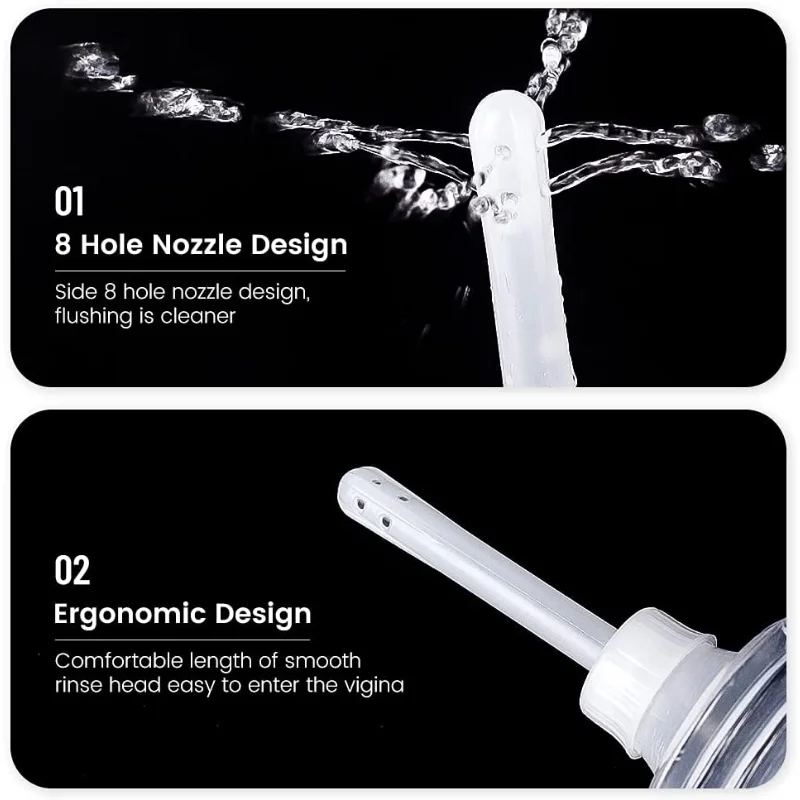 Large-capacity Syringe Enema Irrigator Anus Irrigator Disposable Cleaning Enema Feminine Hygiene Enema Anus Cleaning Device