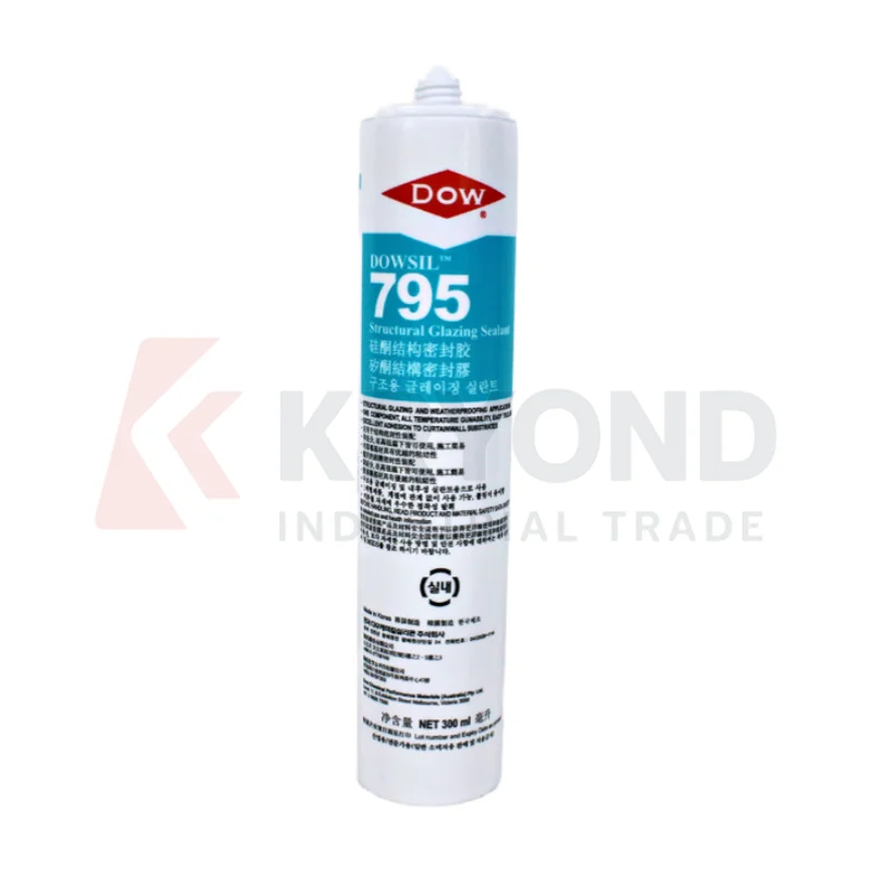 Original Dow Corning Dowsil 795 Multi Purpose Silicone Building Sealant 300ML Black Weather Resistant for Construction Sealing