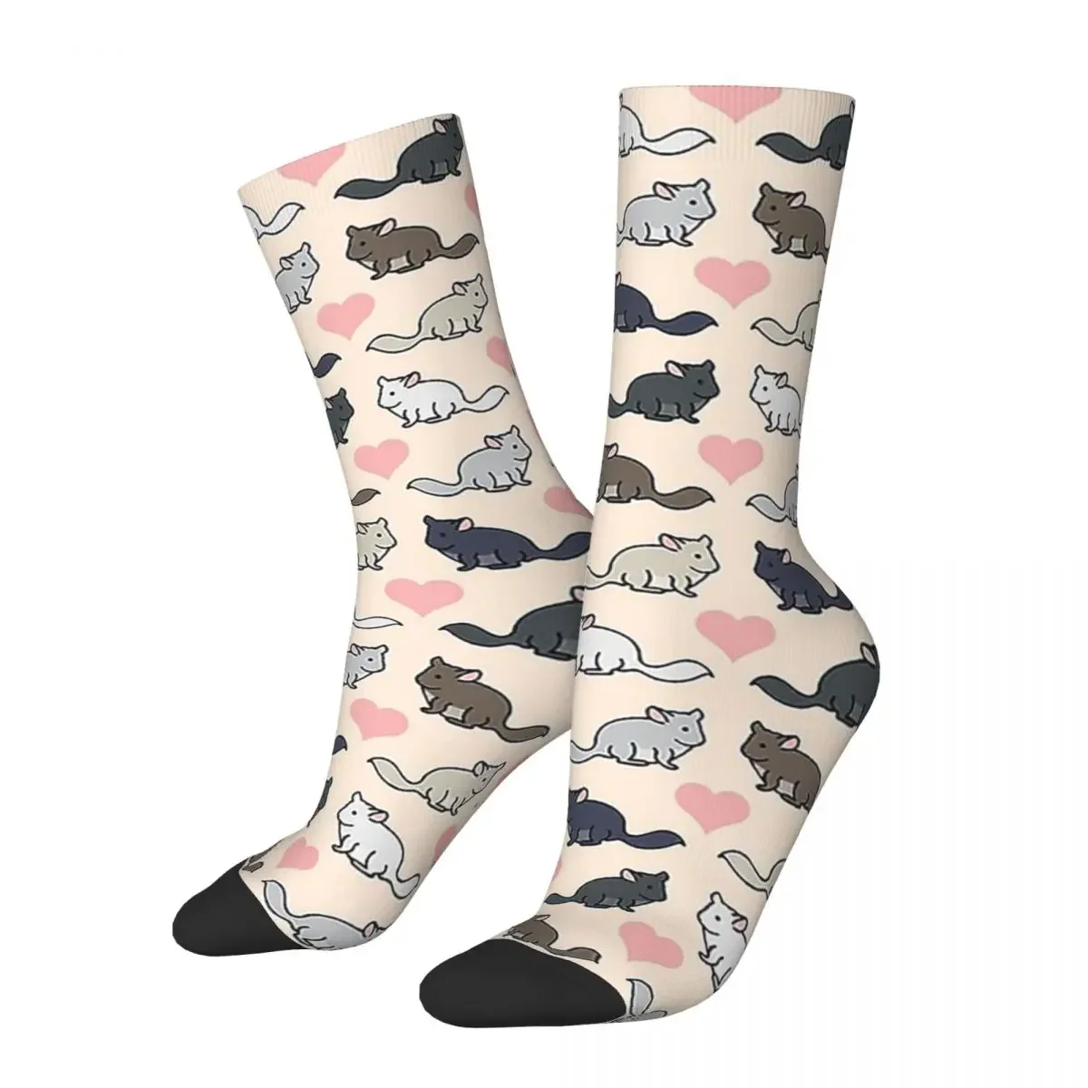 

Chinchilla Love Socks Harajuku High Quality Stockings All Season Long Socks Accessories for Man's Woman's Gifts