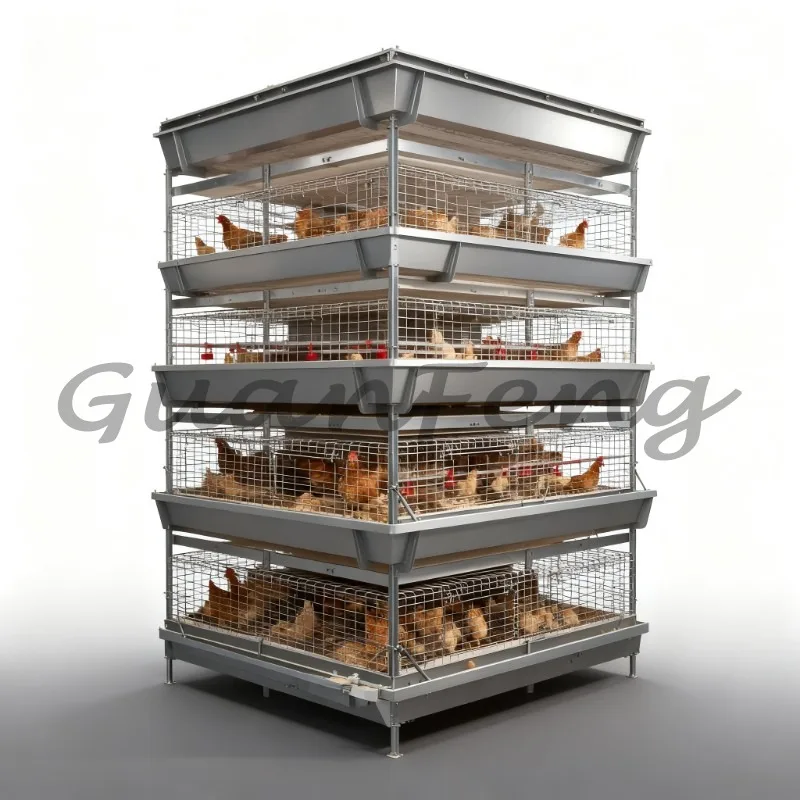 H-Type Automatic Feeding Quail Cage, High Quality Layer Breeding Bird Cage for Commercial Egg Production
