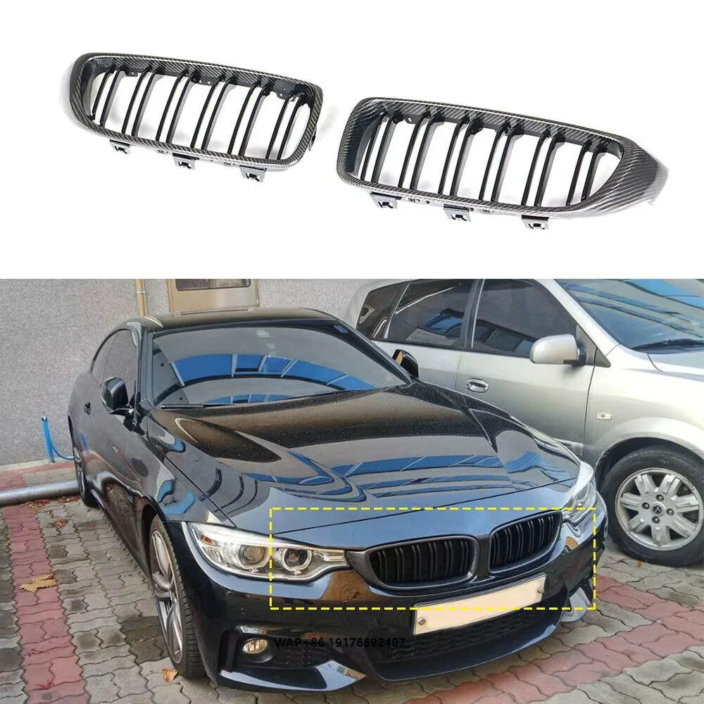 

ForBMW M3 F80 Carbon Fiber Grills M3 Carbon Fiber Front Grill Grille for 4 Series F32 F33 F36 F82 F83 M4 2013 - 2018