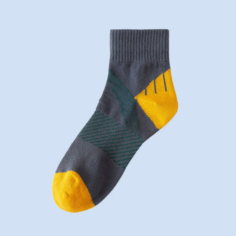 Calcetines cuadrados de algodón para hombre, medias deportivas de tubo medio para baloncesto, venta al por mayor, primavera y verano, 5/10 pares