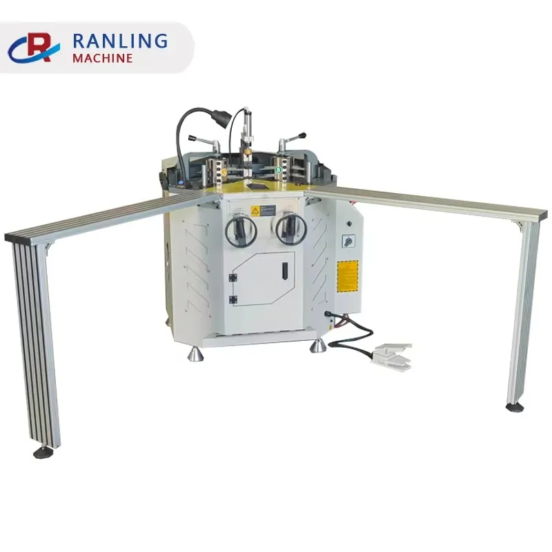 Tool Magazine-Equipped Aluminum Profile Corner Assembly Machine With Automatic Tool Changer And CNC Precision Control
