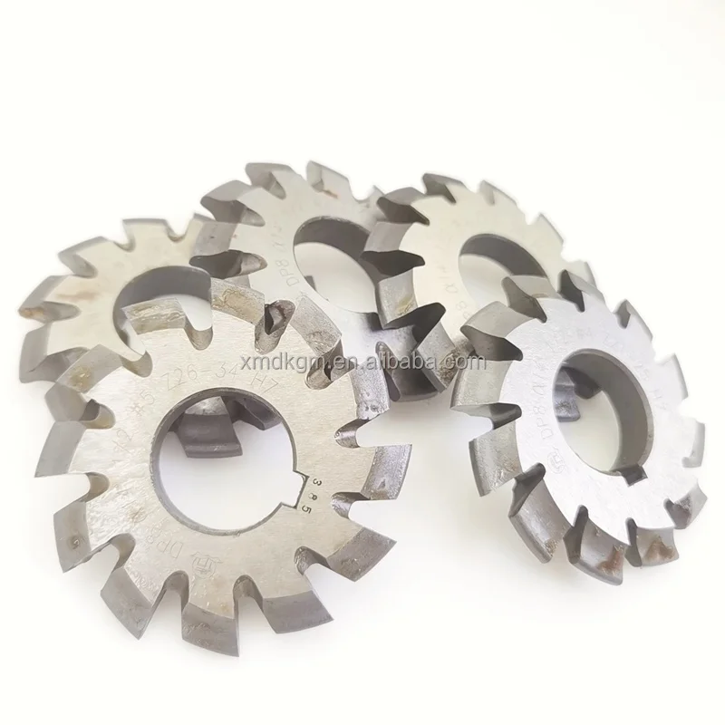 DP8 Set 8Pcs HSS PA14.5 Degree  DP10 DP12 DP24  Involute Gear Cutter DP Module Gear Milling Cutter