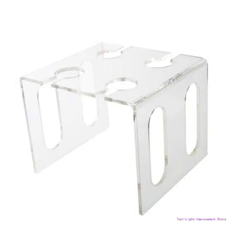 

C63E Acrylic Service Rack Floating Glass Cocktail Glass Beach Glass Tray