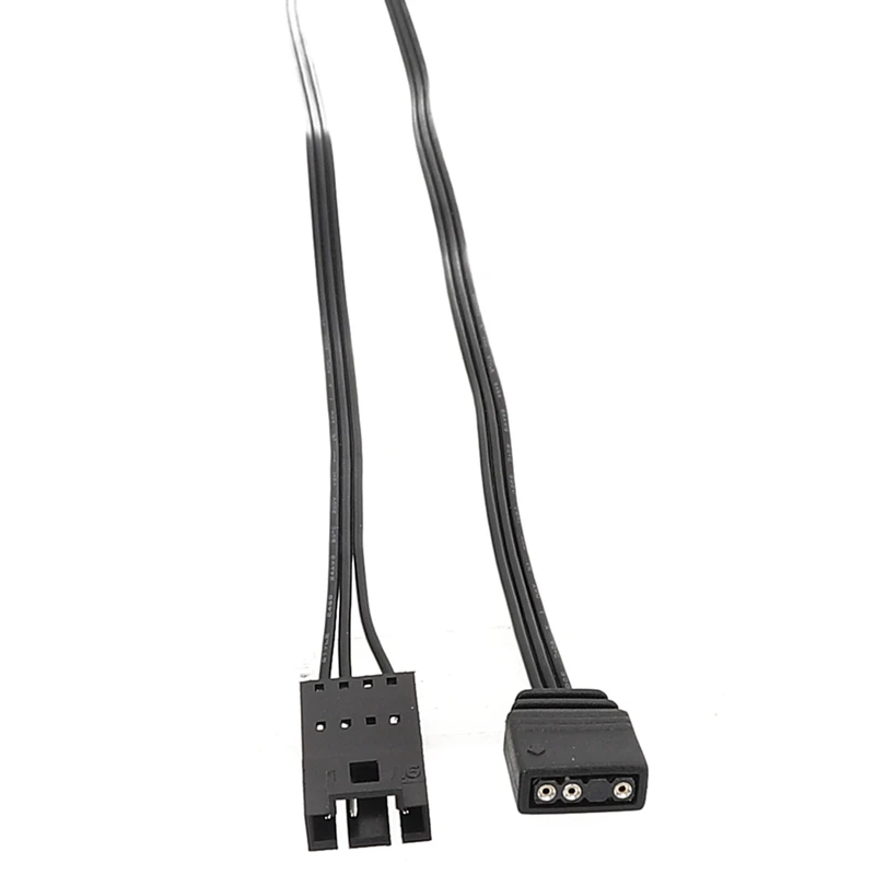Adapter Cable for Fan 12V RGB 4PIN to Motherboard 5V 3PIN Female Adapter Connector for Motherboard Control Light