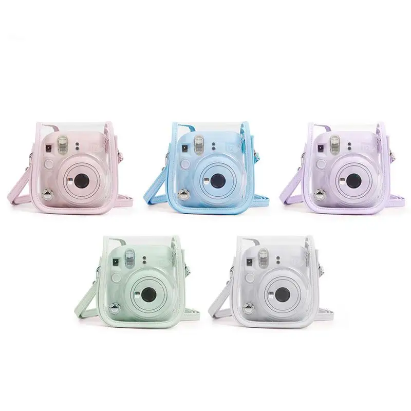 Mini Camera Bags Transparent Instant Camera Case Cute Waterproof Portable Protector Storage Bag For Instant Cameras