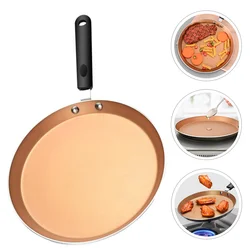 Maifan Stone Pan Halberd Pot Frying Steak Pancake With Handle Non-stick Sturdy Fryer Saucepan Wok Baking For Flat Skillet