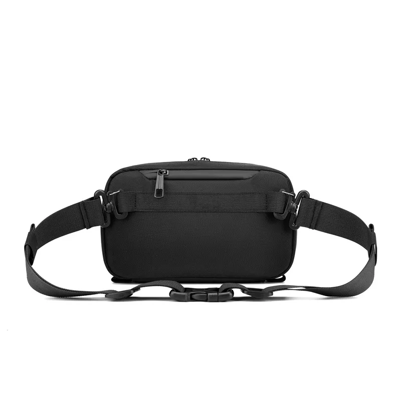 New Fashionable Men's Single-shoulder Crossbody Bag, Casual Outdoor Sports Chest Bag, Multi-functional Large-capacity Waist Bag