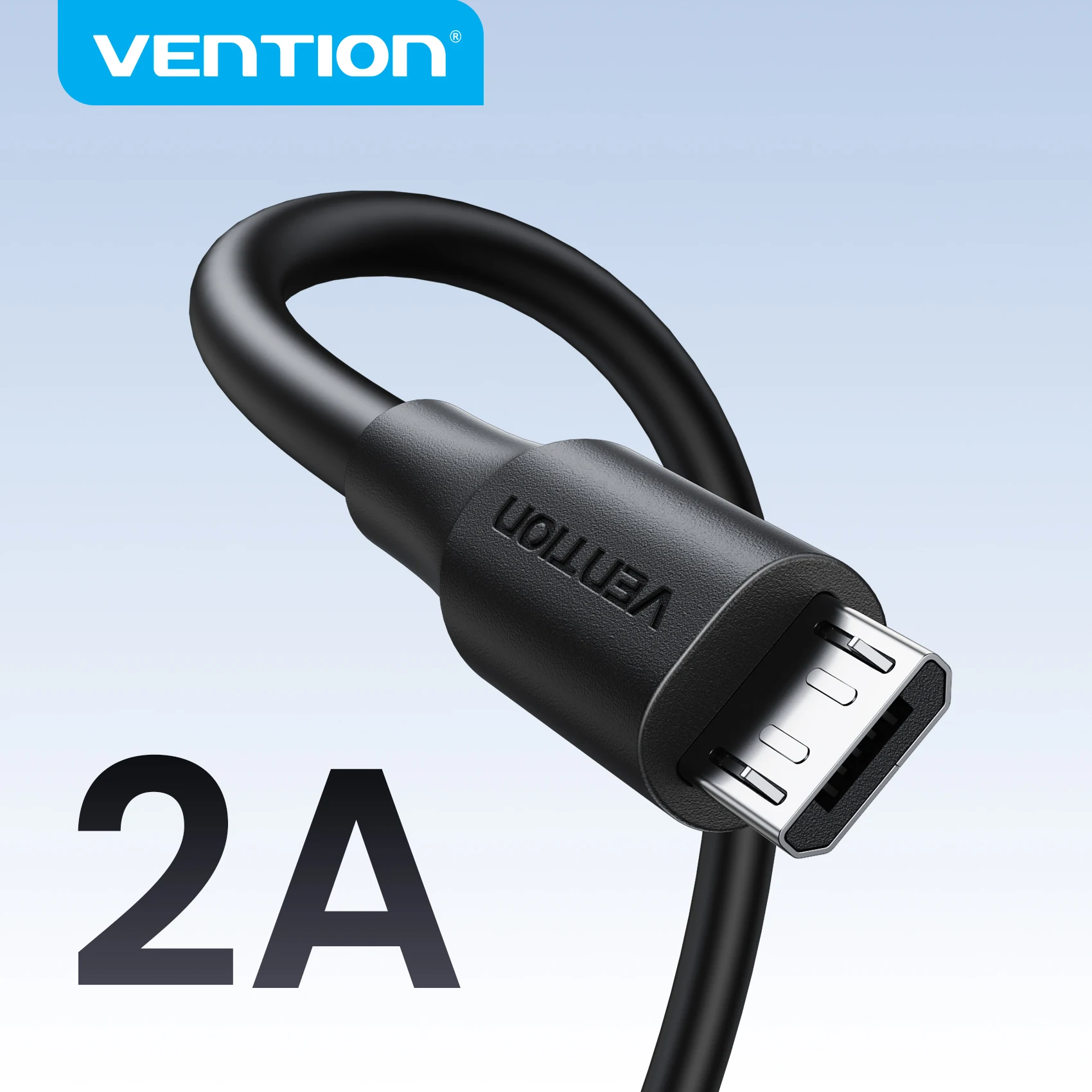 Vention câble Micro USB 3A câble de données USB de charge rapide câble de chargement de téléphone portable pour Samsung HTC LG Android tablette fil USB
