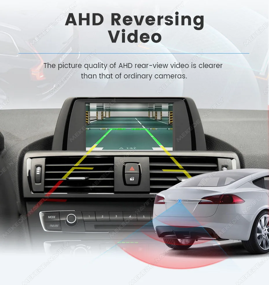 MEKEDE Wireless CarPlay Android Auto Decoder für BMW CCC CIC NBT EVO System 1 2 3 4 5 7 Serie E70 F10 X1 X3 F25 F26 F48 MINI X4 X5 X6 F56 F15 Smart Video BOX – Detail 15
