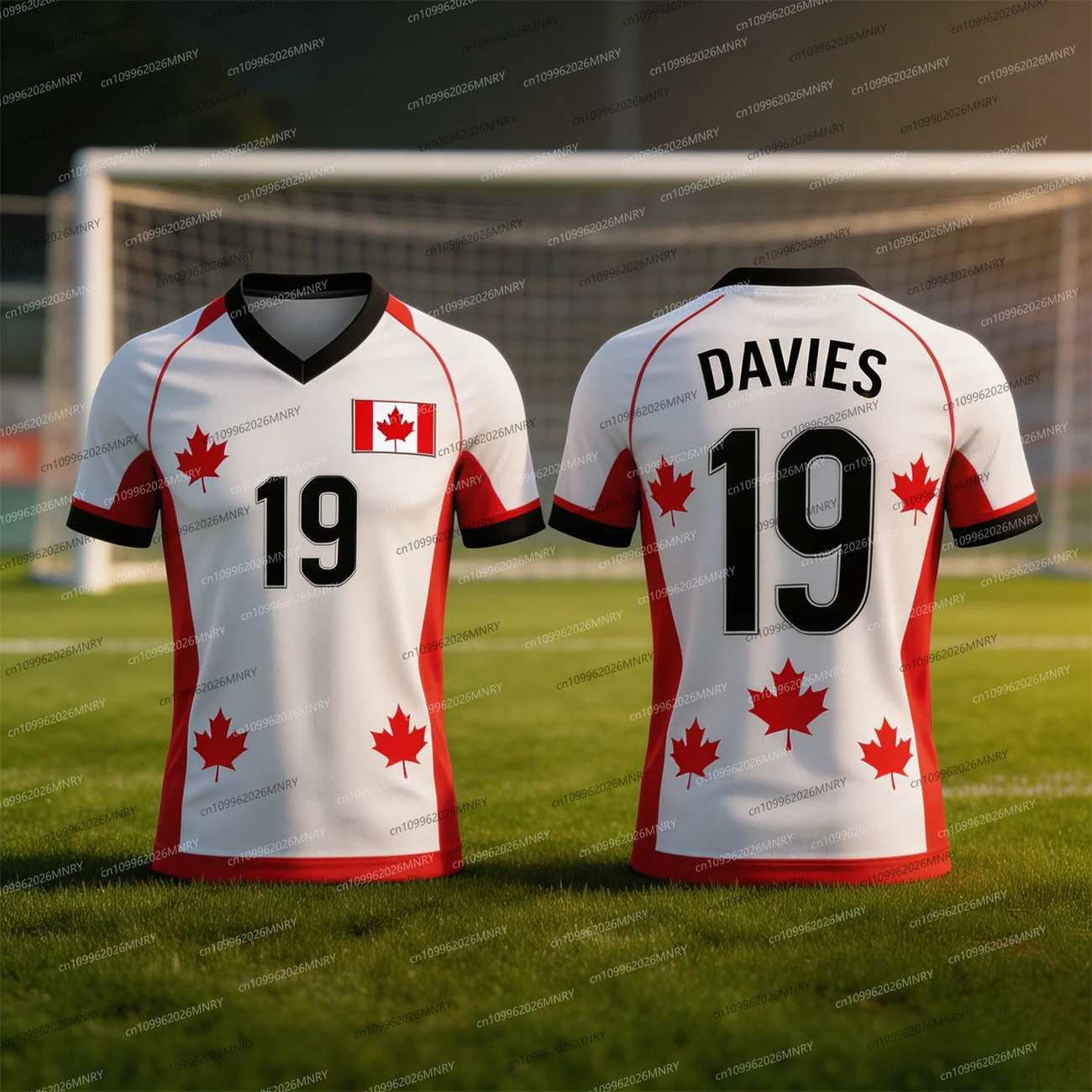 25/26 Canada DAVIES Jersey Summer Men Jersey Sports Training Uniforms Jersey Breathable Quick Drying Fan Jersey Women Jersey