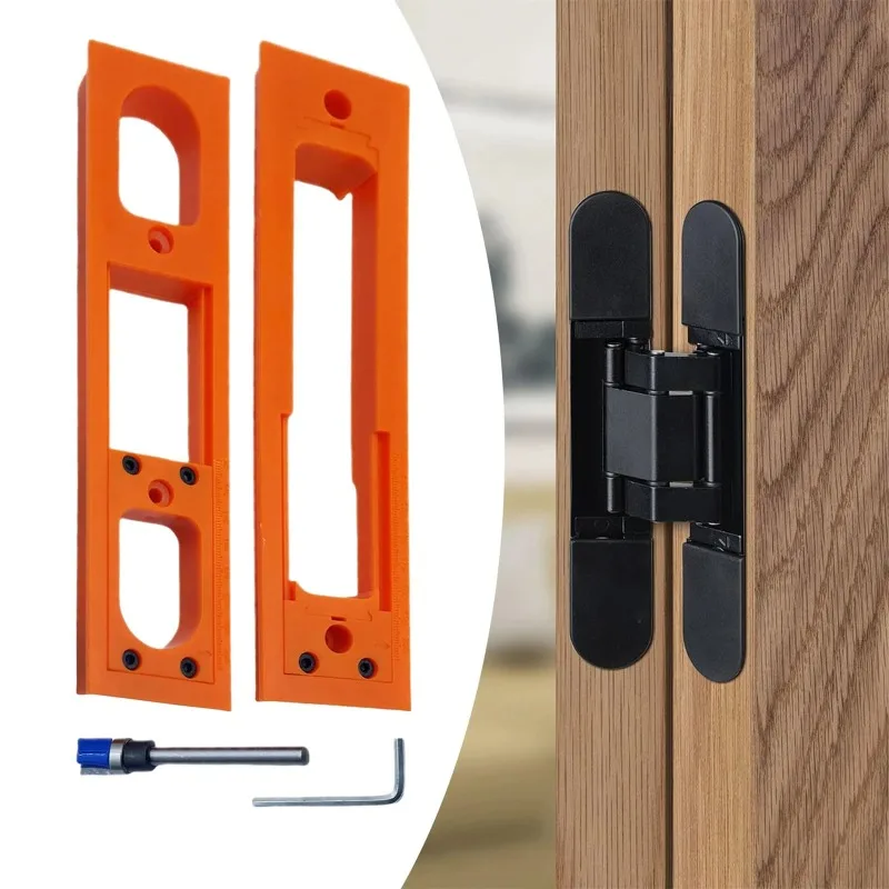 

Adjustable slotting aid, easy to install, door hinge fixture made of ABS material with lightweight and anti slip design