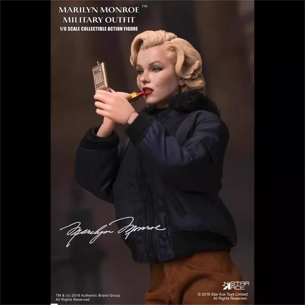 Grote Verkoop 1/6 Ster Aas Speelgoed Sa0055 Vrouwelijke Ster Ter Nagedachtenis Aan Marilyn Monroe Schoonheid Jakcet Versie Volledige Set Actiefiguur Voor Fans