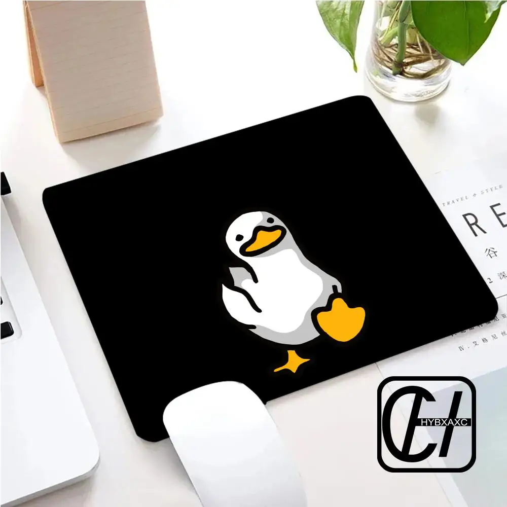 Cute Duck Mouse Pad Computer Accessories Office Game Table Mats Rubber Anti-slip Mouse Pad Small Decor Desk Pad HYBXXC