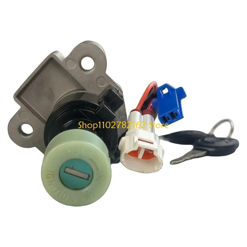 547B Motorcycle Ignition Starter Lock Assembly with 2 Keys for 49cc 50cc Repair Use 3