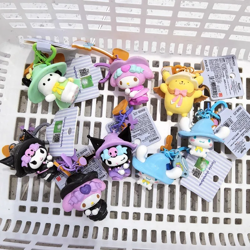 

Kawaii Sanrio Magic Story Keychain Kuromi Cinnamoroll Pendant Cute Girls Gift