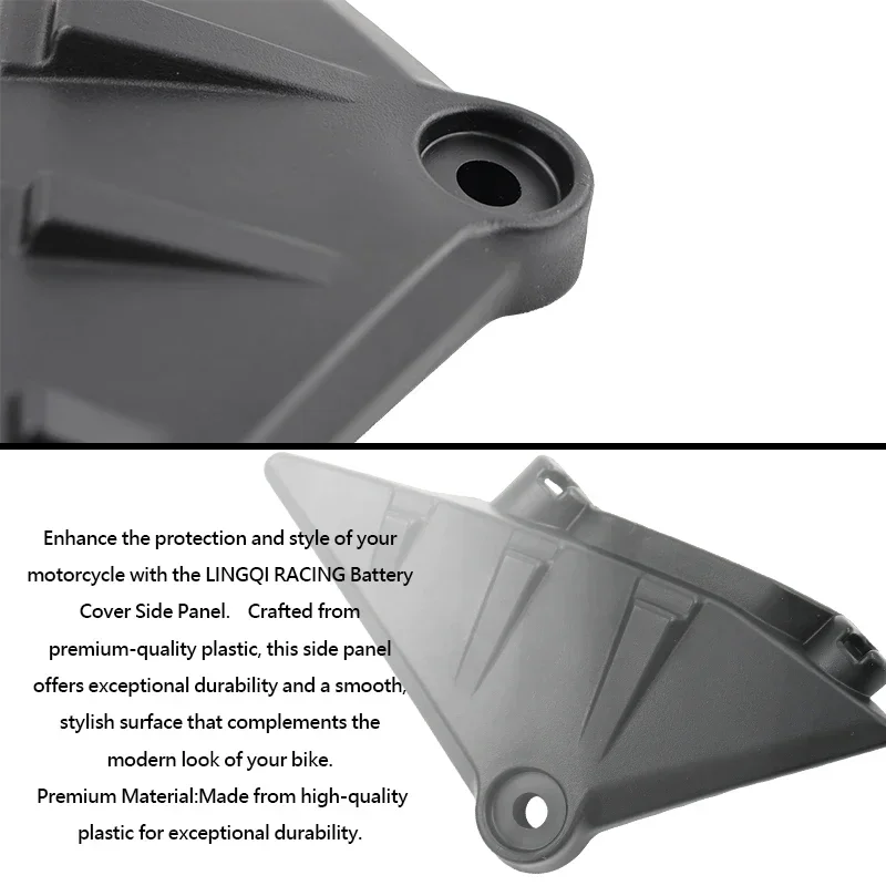 ONLEEYPP Motorcycle Parts Tools Mudguard Black Frame Support Bracket Bottom Skid Plate Trim Cover For For Electric Ultra Bee 3