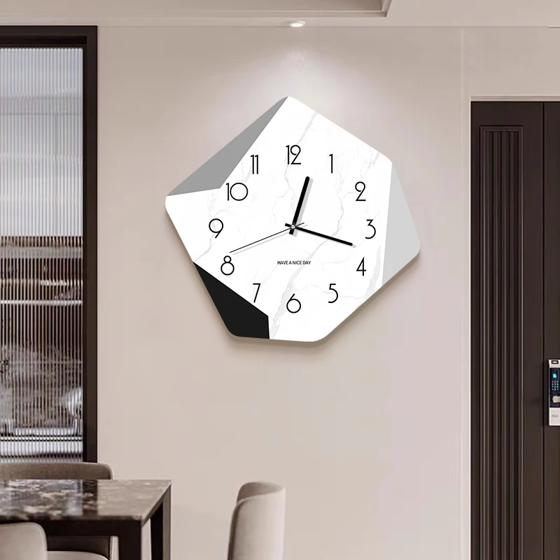 

Quiet Unique Wall Clocks Nordic Premium European Living Room Wall Clock Aesthetic Design Modern Reloj Pared Grande Home Decor
