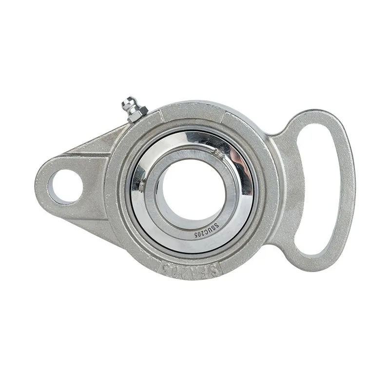 For Stainless Steel Outer Spherical Bearings SUCFA202 203 204 205 206 Adjustable Rhombus Bearings with Seat 2 Pack